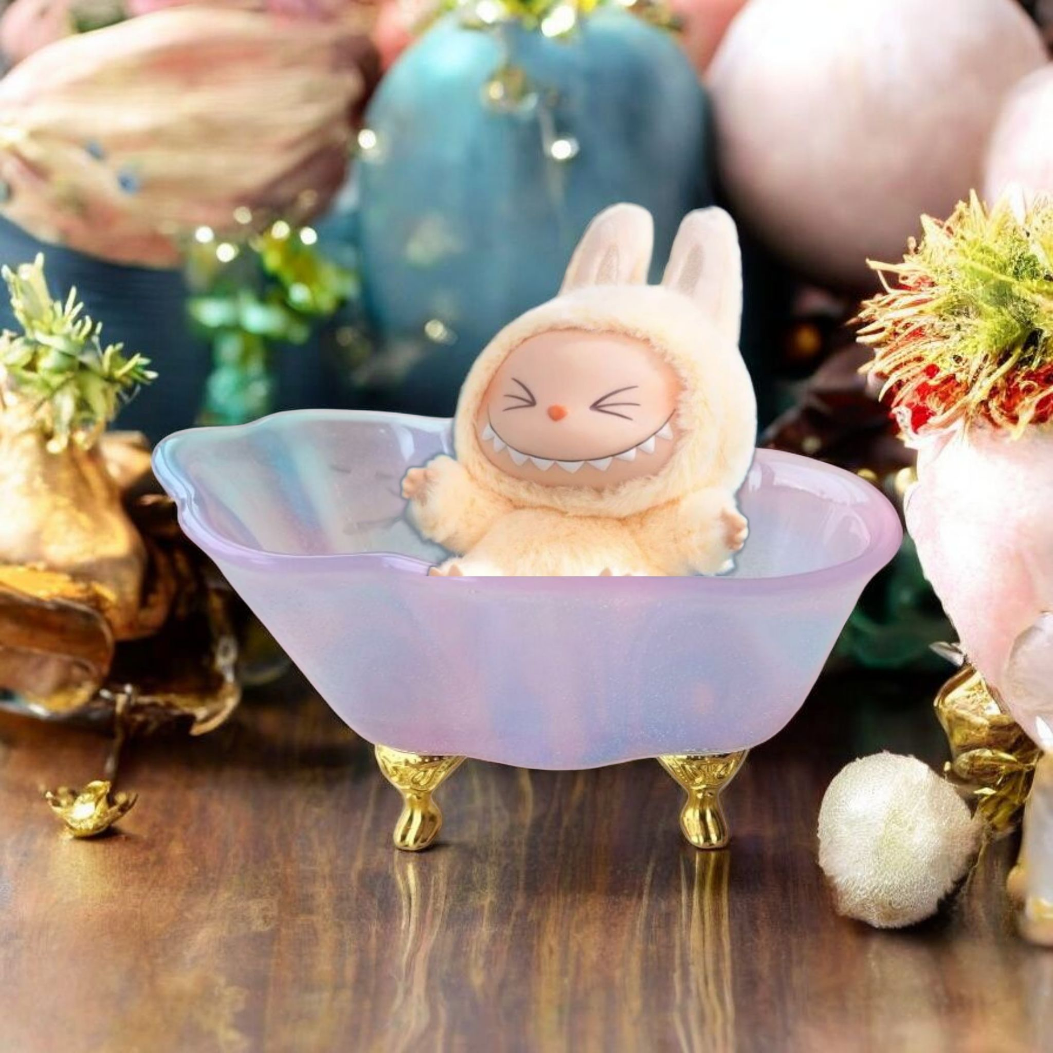 Mini bathtub for labubu.