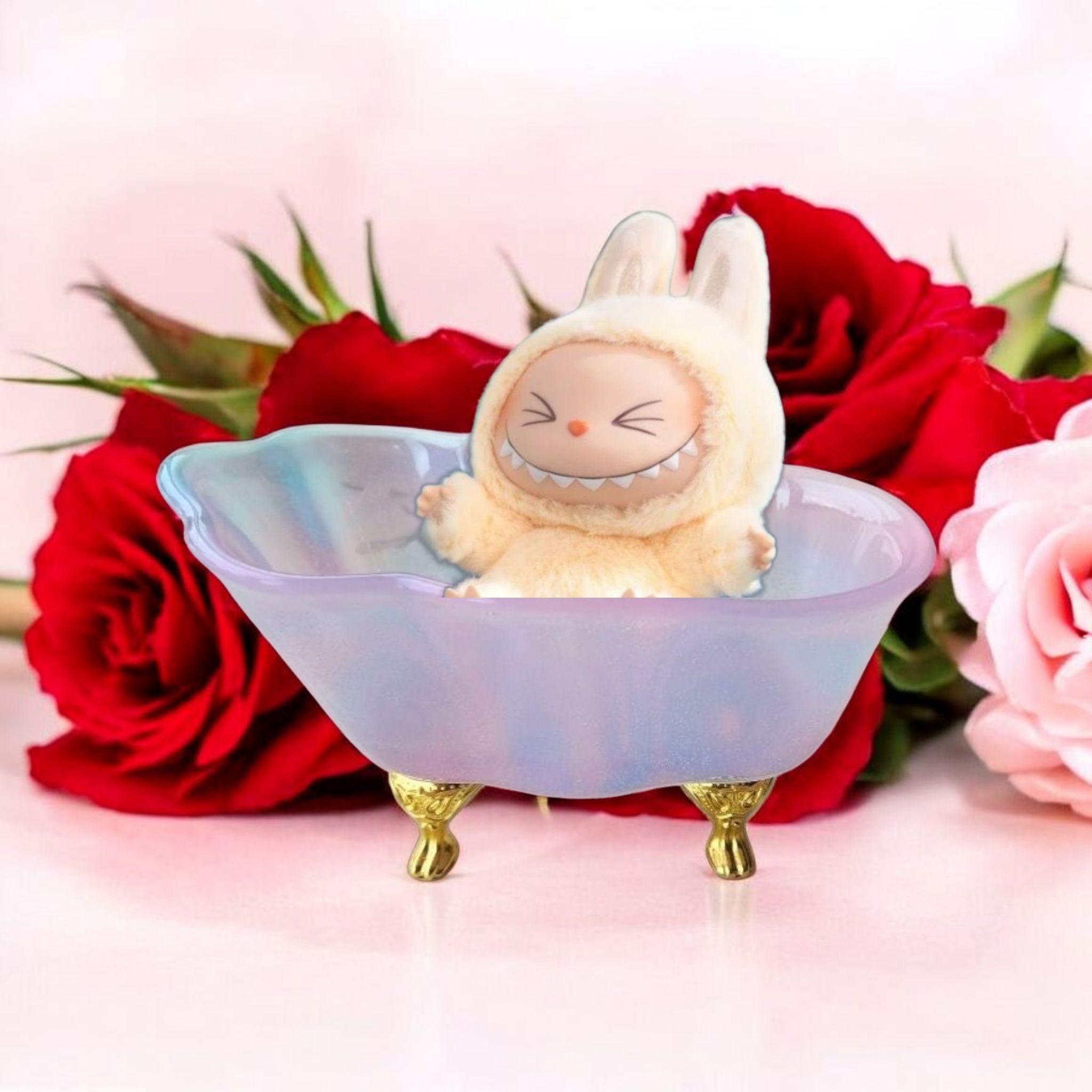 Mini bathtub for labubu.