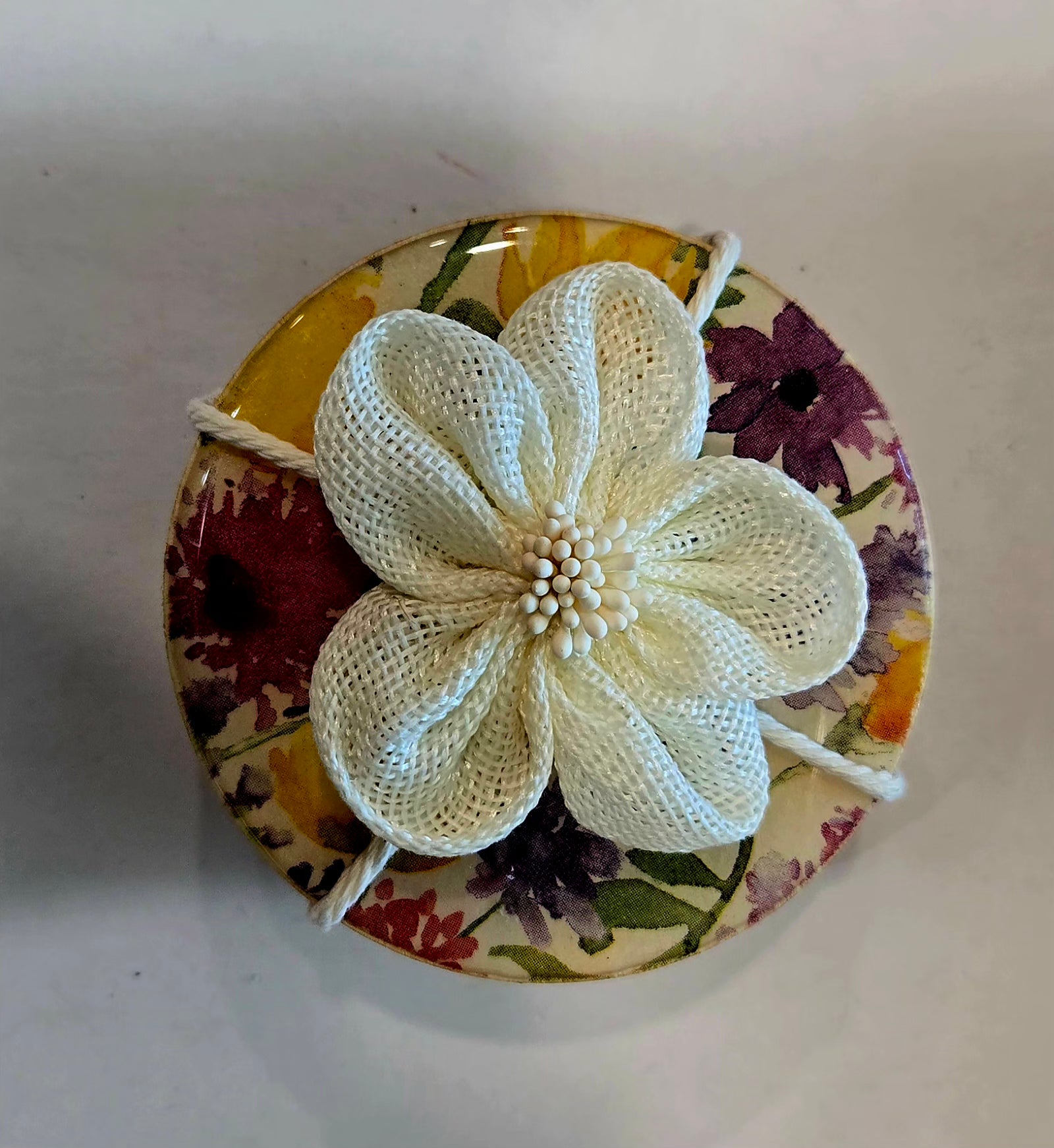 Floral resin coasters (set of 4)